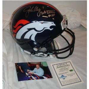  John Elway Autographed Helmet   Fs Proline Sbmvp Sports 