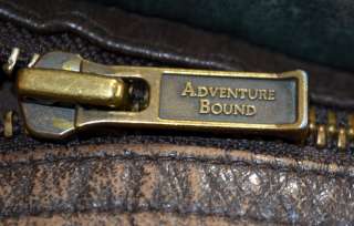 Wilsons Adventure Bound Orig 2 Colored Brown Leather Snap & Zipper 