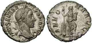 FORVM Severus Alexander Rome Silver denarius aEF  
