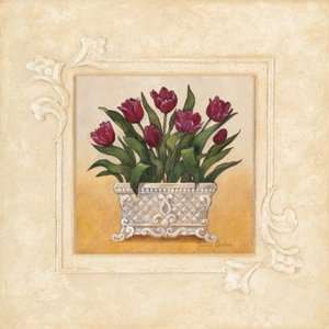  Red Tulips by Gloria Eriksen 9x9 Patio, Lawn & Garden