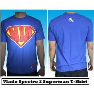 Vlado Spectro 2 Superman T Shirt Color: Blue Size: X Small