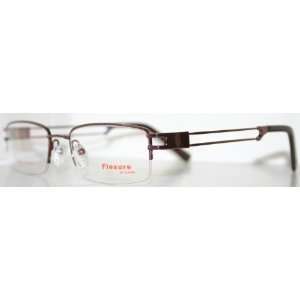  FLEXURE FX22 COFFEE New Mens Flexible Titanium Eyeglass 
