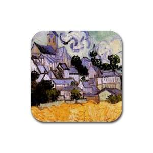 View of Auvers with Church By Vincent Van Gogh Square 