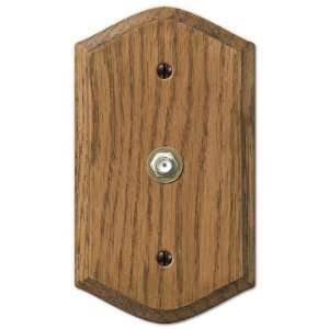  Country Oak   1 Cable TV Wallplate