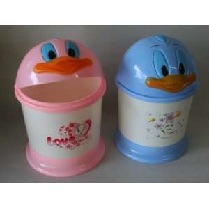  Nursery Trash Bin   Blue Duck   8 H X 6 Diameter: Baby