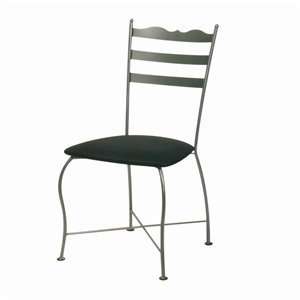  Trica Latte Chair Black Moonstone Linen Dining Chair