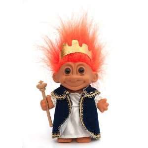  My Lucky King Troll   Orange Hair: Toys & Games