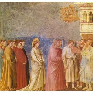   from the Life of the Virgin 7 Visitation, By Giotto Home & Kitchen
