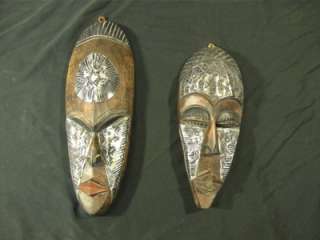 Lot of Two African Masks  