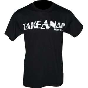  Take A Nap Logo Description Black Shirt (Size=L): Sports 