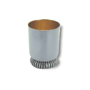  Sterling Silver Kiddush Cup with Coiling Base