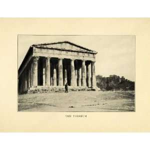 1907 Print Thesium Temple Hephaestus Ancient Greece Architecture Greek 