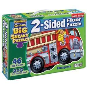  Two Sided Emergency Floor Puzzle Toys & Games