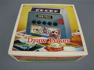 Vintage 1971 Waco Draw Poker Electronic Game Made Japan  