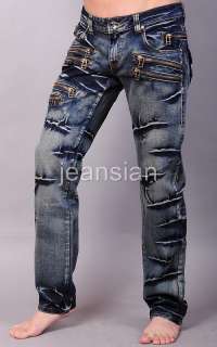VVW Mens Italian Designer Jeans Denim Pant Stylish NEW W32/32 J009 