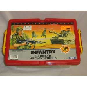 Infantry Soldiers & Military Vehicles: Toys & Games