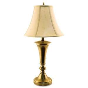  Ledu L9002 Antique Brass Finish Table Lamp with Bell Shade 