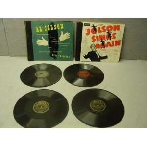  12 Vintage 1940s Al Jolson Records Hatikvoh Israel 