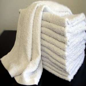   Hand Towels for daily use; 100% Eco Cotton, Color: Pure White: Beauty