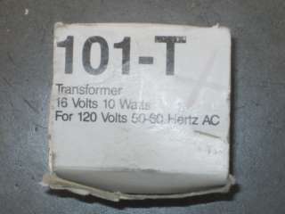 NUTONE 16 VOLT 10 WATT TRANSFORMER W/ GROUND WIRE 101 T  