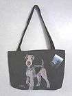 Airedale Terrier Tapestry Tote Bag Purse Carryall Made 