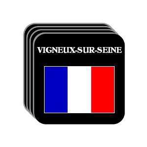  France   VIGNEUX SUR SEINE Set of 4 Mini Mousepad 