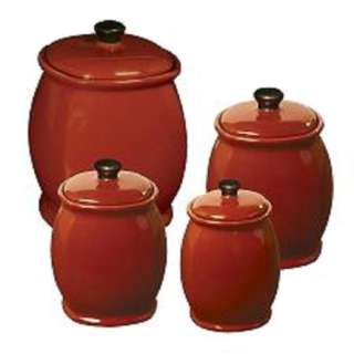   Coordinates Hearthstone Red 4 Pc Canister Set 088235799227  