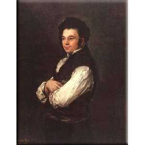   Cuervo 12x16 Streched Canvas Art by Goya, Francisco de
