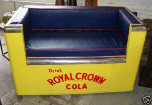 Custom Vintage Royal Crown Cooler Bench  