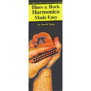  Music Sales Blues and Rock Harmonica Made Easy Compact 