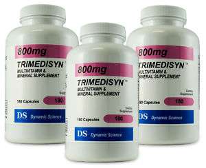 TRIMEDISYN   3 Bottles Prenatal Vitamins   Great Buy! 705105296944 
