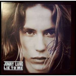  Jonny Lang Signed Album Lie To Me: Sports & Outdoors