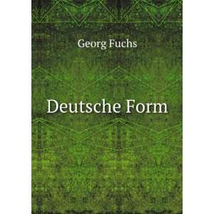   Dingen in Der Kunst (German Edition) Georg Fuchs  Books