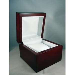  Watch & Bracelet Jewelry Box Cherry Color Solid Wood FREE 