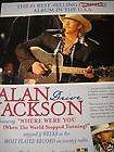 ALAN JACKSON #1 Album In The USA 2002 Promo Poster Ad