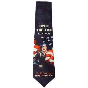  Over The Top Patriotic Tie Made in the USA by FlagClothes 
