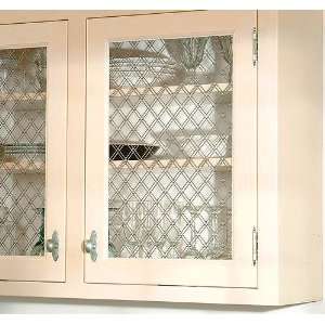  3/4 Mesh, Antique Brass Finish, Grille Sheets