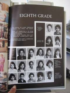 1987 Hamilton Middle School Yearbook Stockton, CA  