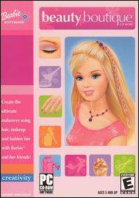 Barbie Beauty Boutique PC CD hair salon makeover game!  