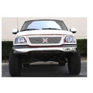    FORD F150 MAIN MESH GRILLE POLISHED SS INSERT X METAL: Automotive