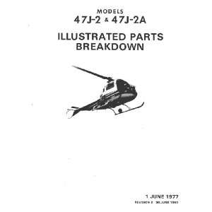  Bell Helicopter 47 J 2 & J 2A Parts Manual  1977 Bell 47 