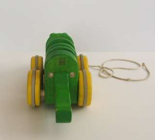 Plan Toys Wooden Dancing Alligator Pull Toy  