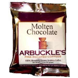 Arbuckle Coffee Molten Chocolate flavored coffee packets make a 