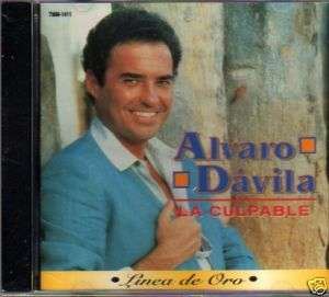 ALVARO DAVILA La Culpable Linea De Oro music CD EXITOS  