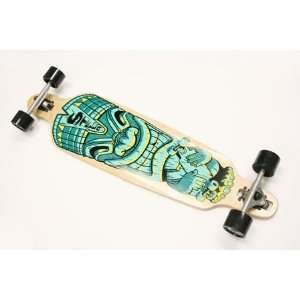   Stella Drop Through Complete Longboard Deck  Tiki