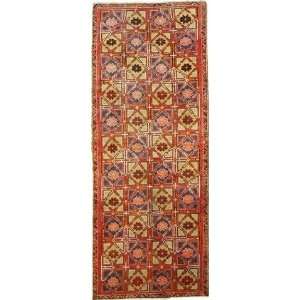   11 Red Persian Hand Knotted Wool Ardabil Runner Rug Furniture & Decor