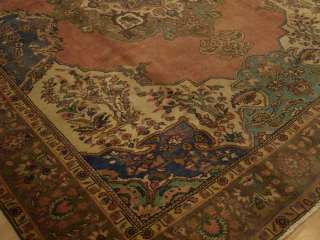 10x13 Tree Of Life Handmade Antique Persian Tabriz Rug  
