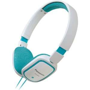  NEW Slimz Over Ear Headphone   White and Blue (HEADPHONES 