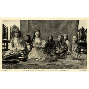  1906 Print H.H. Ranee Sarawak Borneo Malaysia Women Tribal 