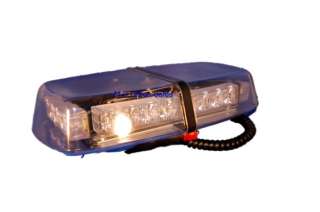 EMERGENCY WARNING AMBER LED MINI LIGHT BAR EMS SECURITY  